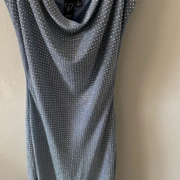 Windsor Blue and White Polka Dot Dress - Picture 2 of 3